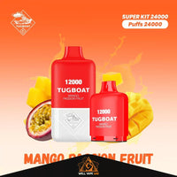 Tugboat Super Kit 24000 Puffs Mango Passion Fruit