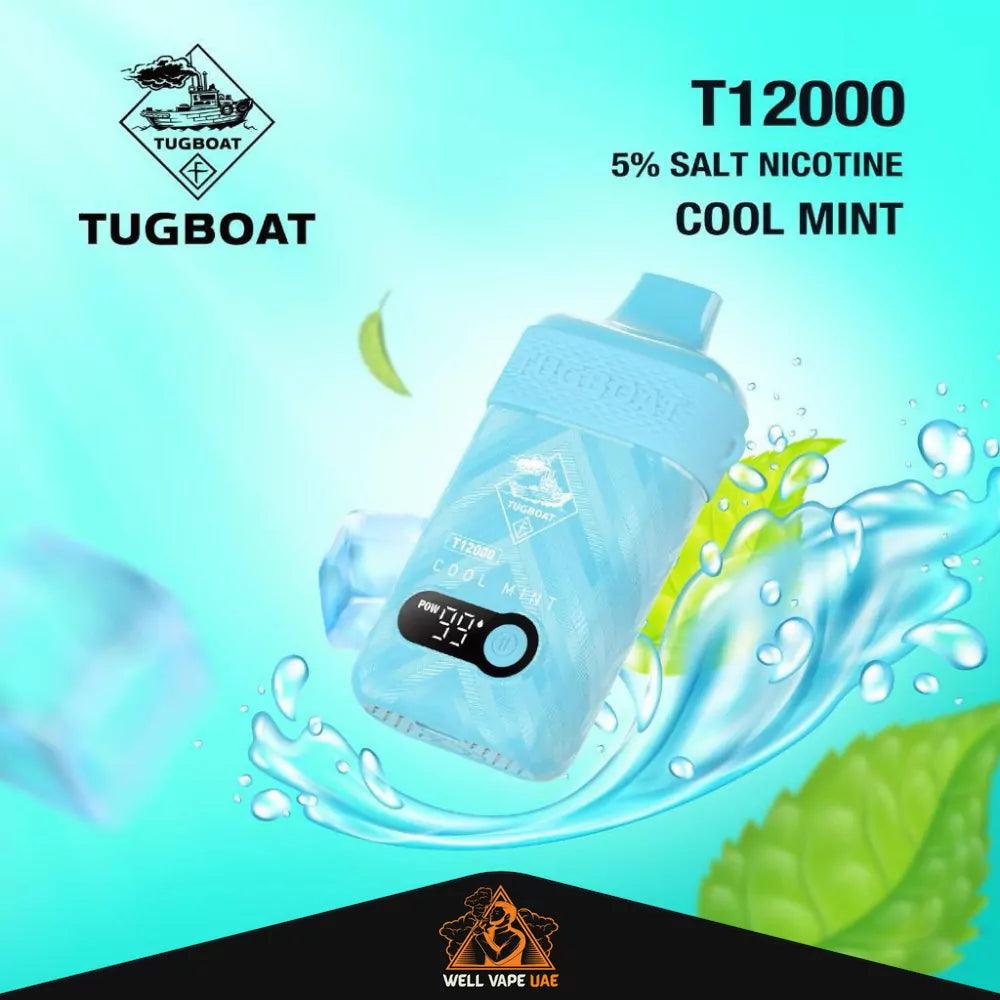 Tugboat T12000 Disposable Vape Cool Mint