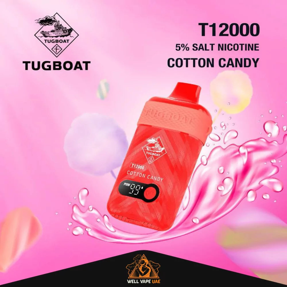 Tugboat T12000 Disposable Vape Cotton Candy