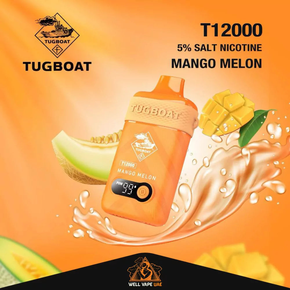 Tugboat T12000 Disposable Vape Mango Melon
