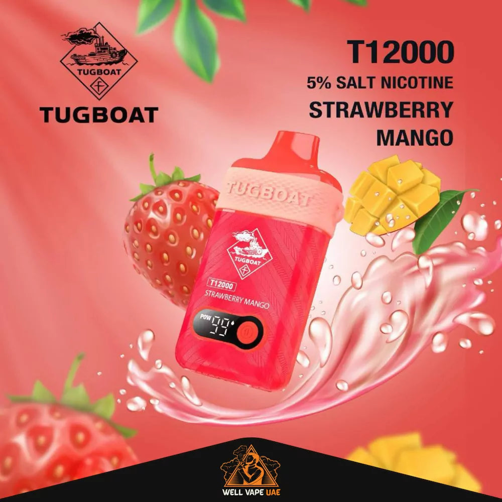 Tugboat T12000 Disposable Vape Strawberry Mango
