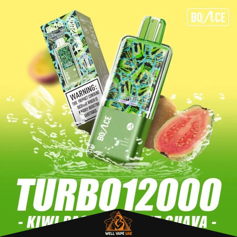 Bounce Turbo 12000 Puffs Kiwi Passion Fruit Guava