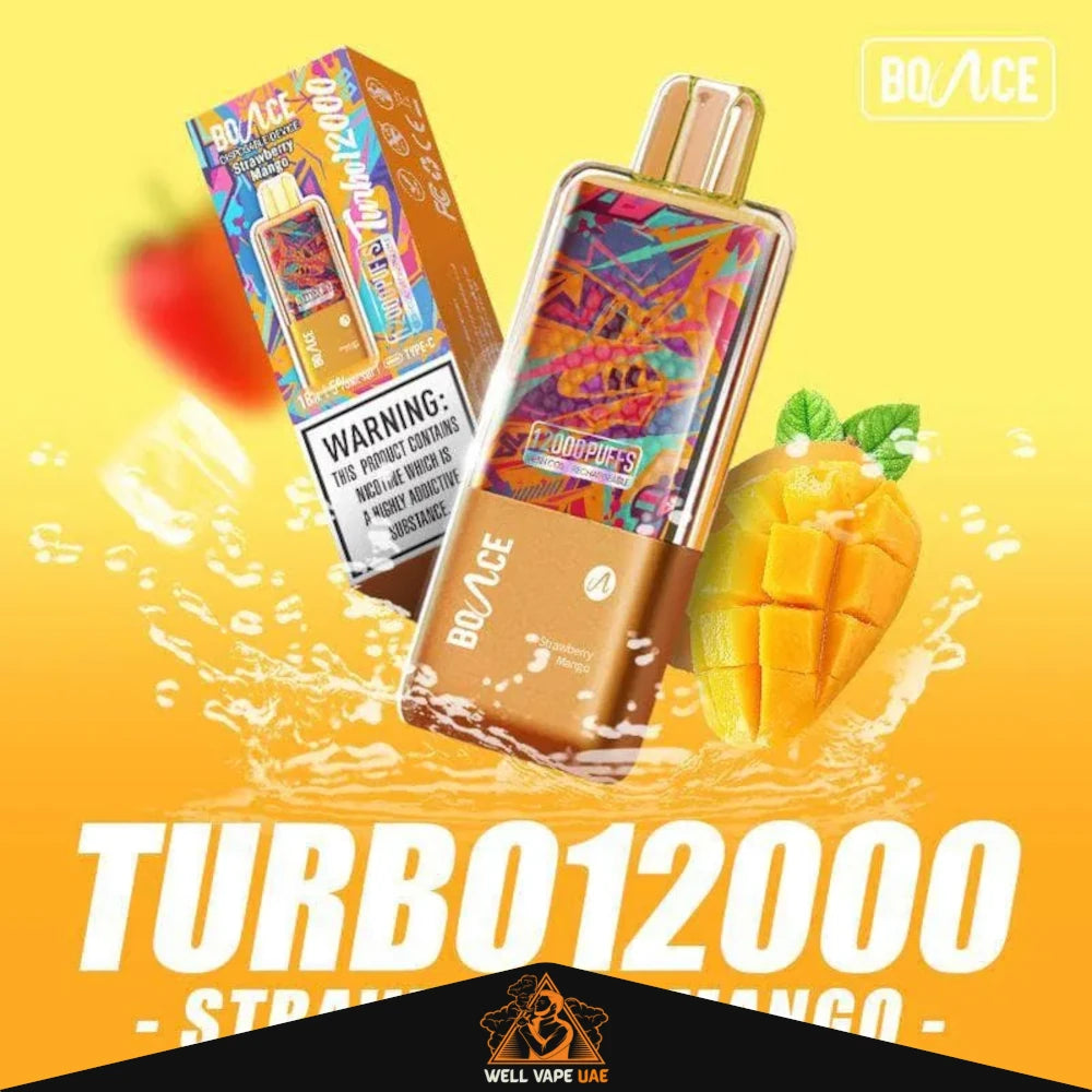 Bounce Turbo 12000 Puffs Strawberry Mango