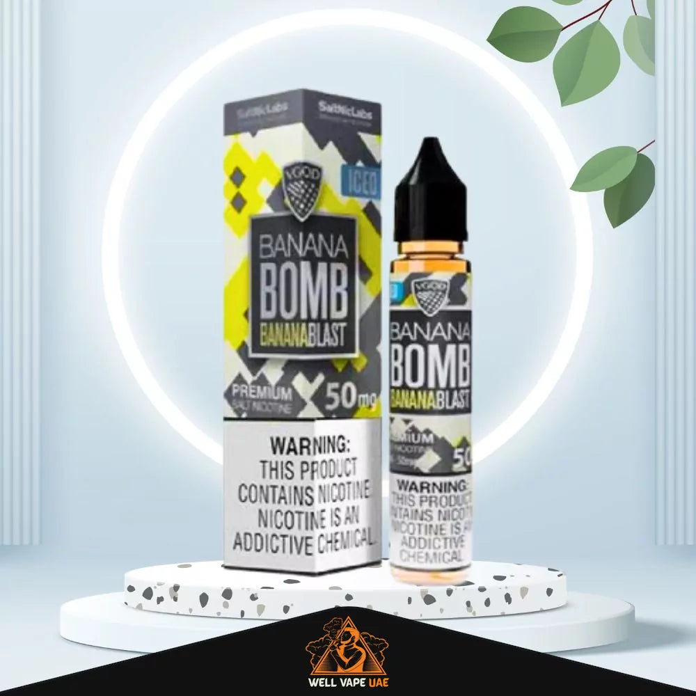 VGOD Saltnic 30ml Iced Banana Bomb