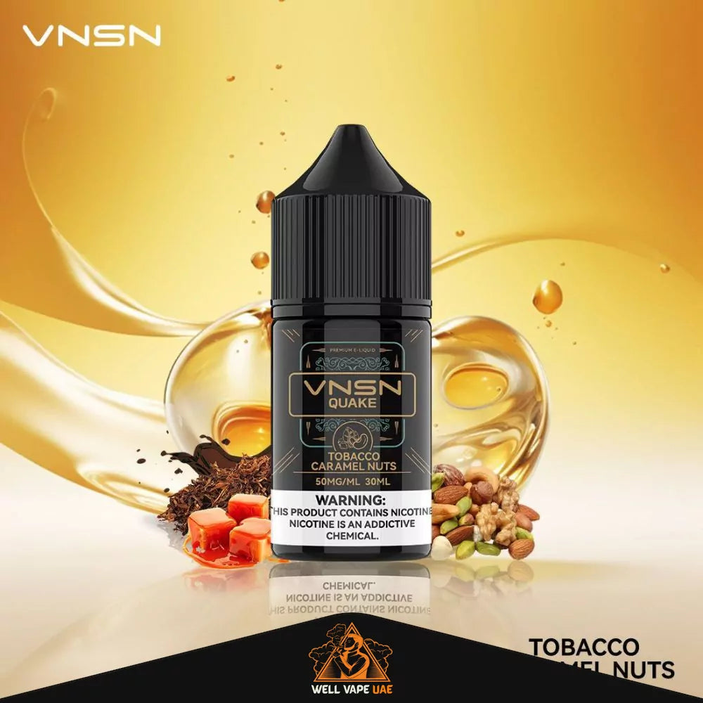 VNSN Quake 30ML Salt Nic Tobacco Caramel Nuts
