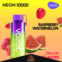 VOZOL Neon 10000 Puffs Raspberry Watermelon