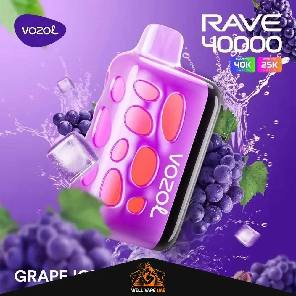 VOZOL Rave 40000 Puffs Grape Ice