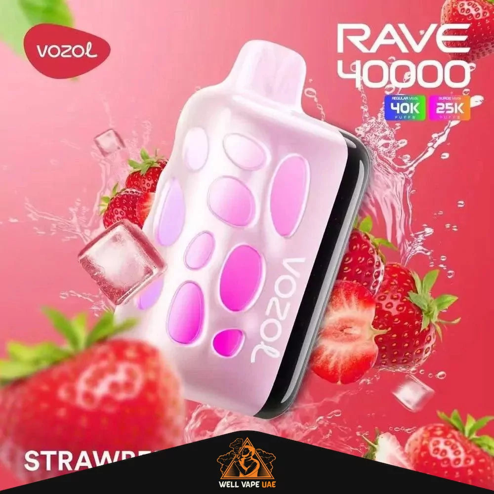VOZOL Rave 40000 Puffs Strawberry Ice