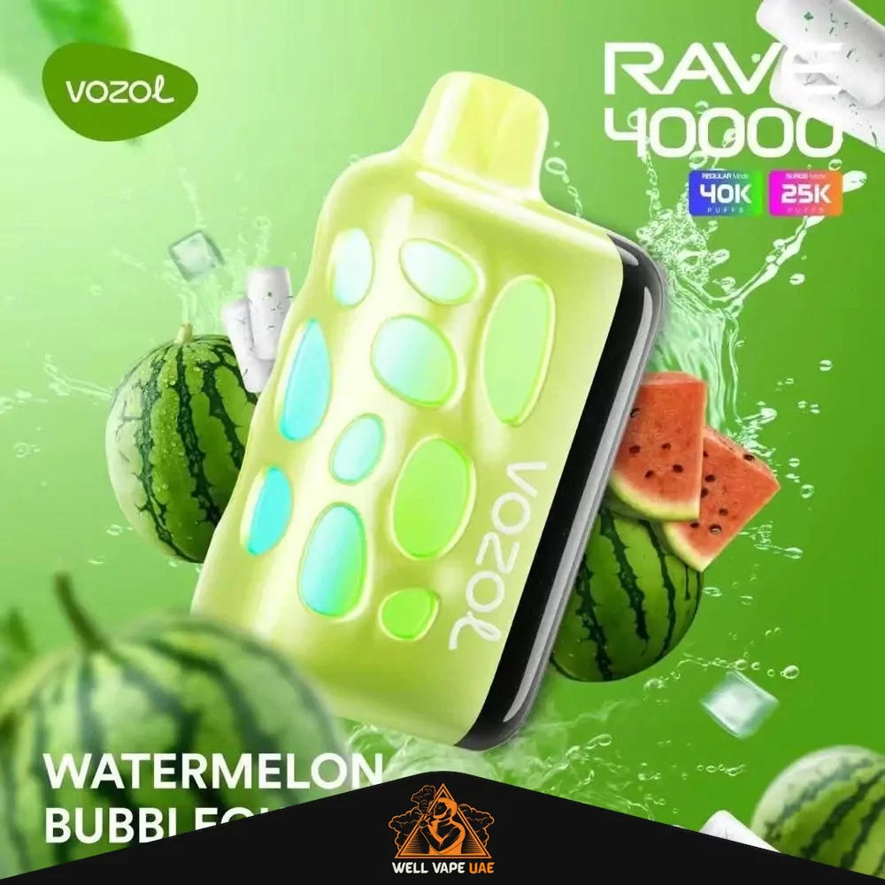 VOZOL Rave 40000 Puffs Watermelon Bubblegum
