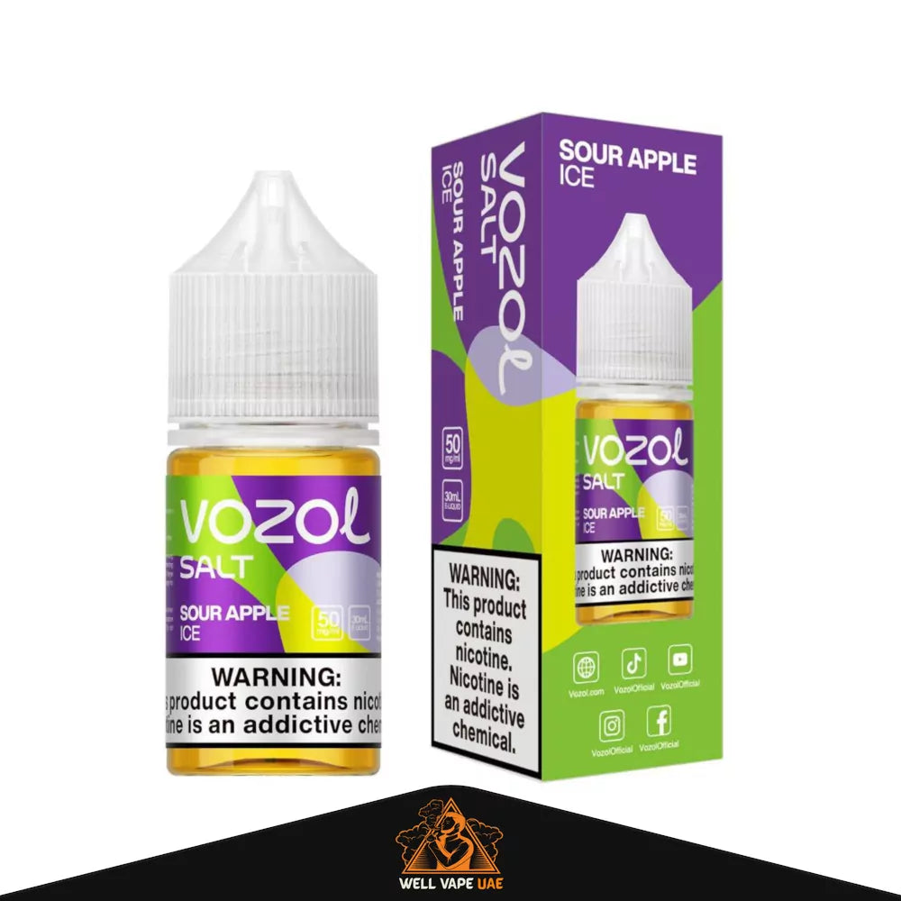 VOZOL Salt Nicotine 30mL Sour Apple Ice