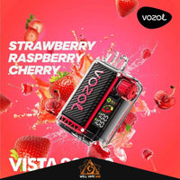 VOZOL Vista 20000 Puffs Strawberry Raspberry Cherry
