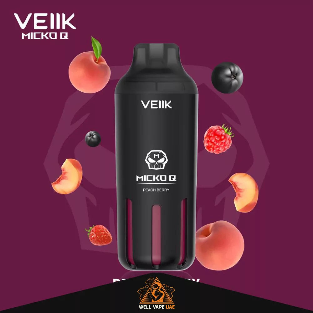 Veiik Micko Q 5500 Puffs Peach Berry