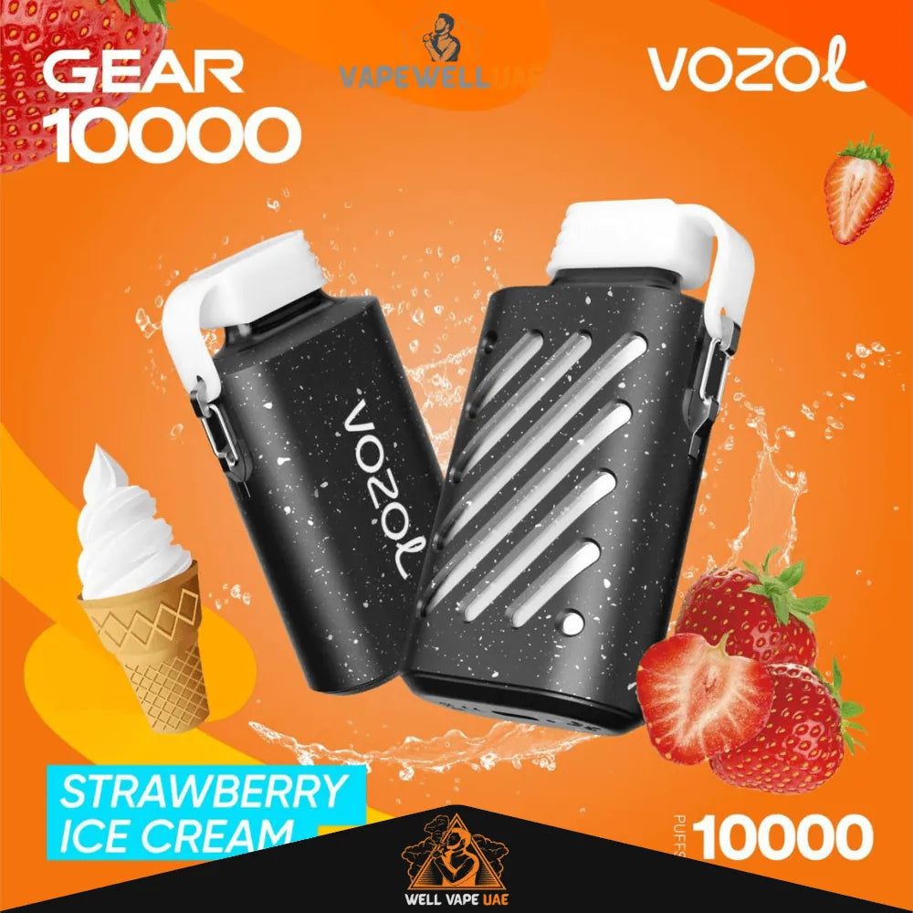 Vozol Gear 10000 Puffs Strawberry Ice Cream