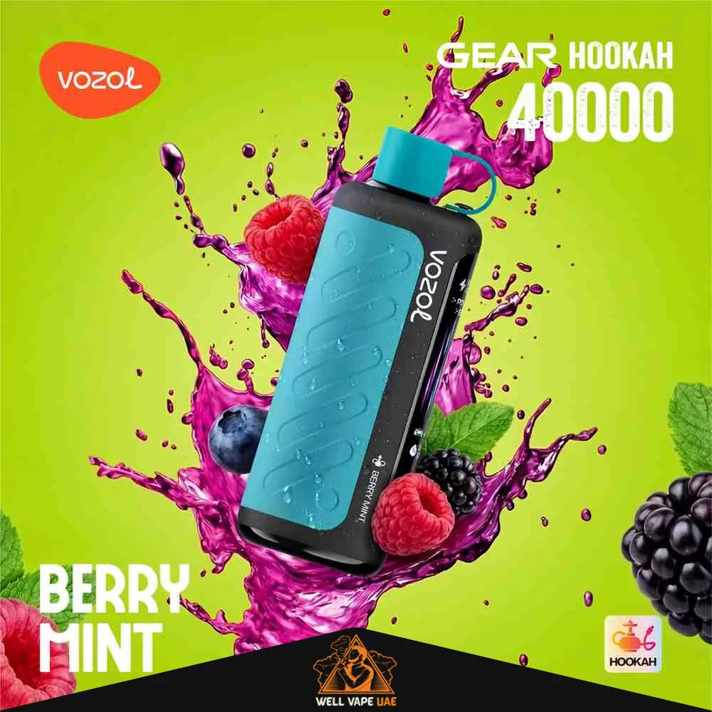 Vozol Gear Hookah 40000 Puffs Disposable Vape Berry Mint