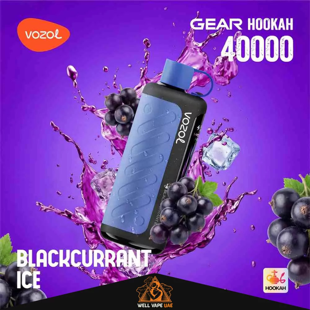 Vozol Gear Hookah 40000 Puffs Disposable Vape Blackcurrant Ice