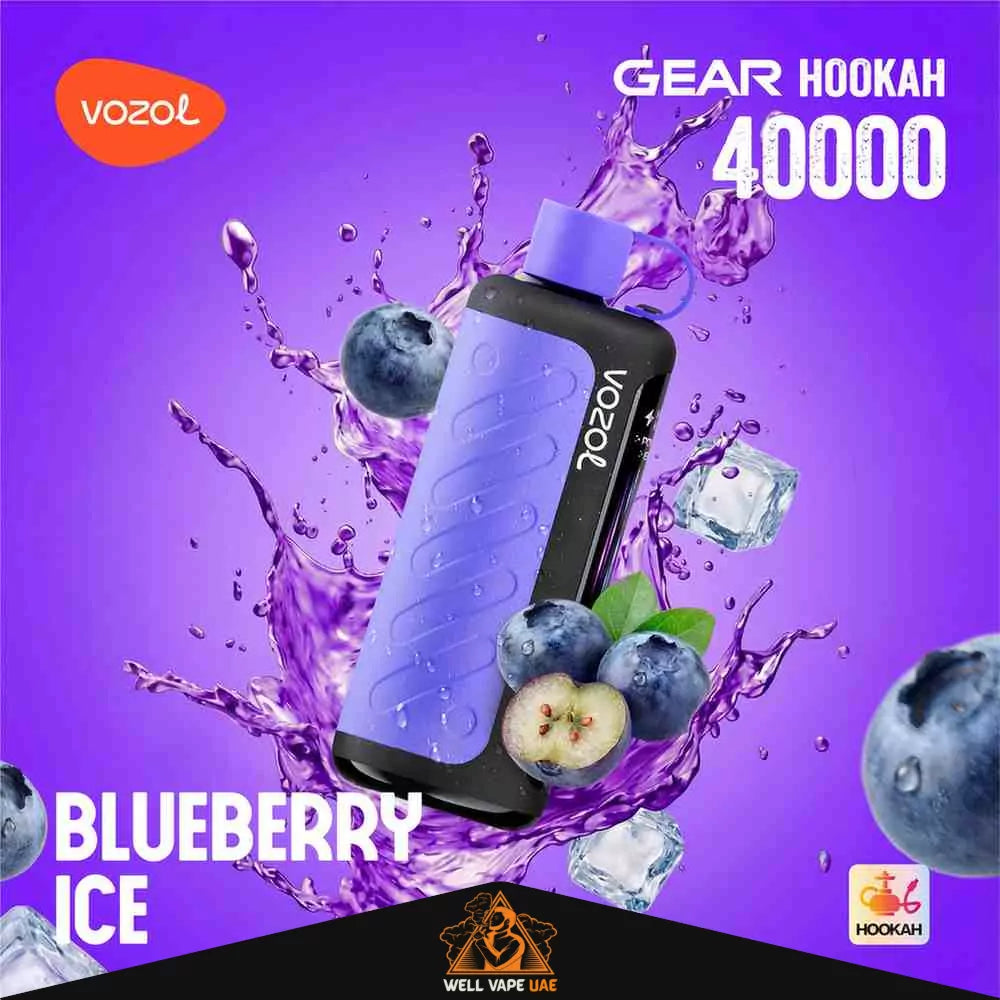 Vozol Gear Hookah 40000 Puffs Disposable Vape Blueberry Ice