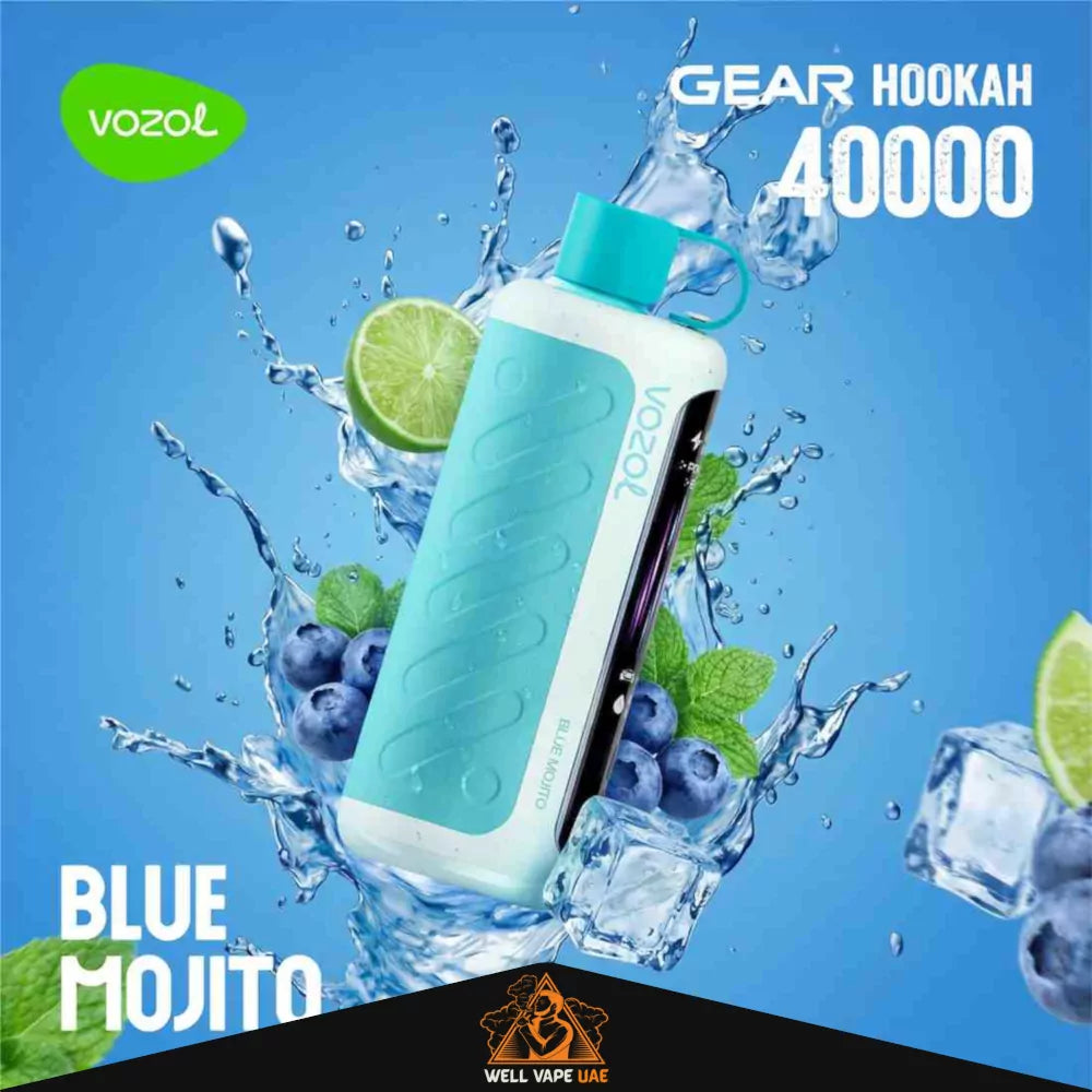 Vozol Gear Hookah 40000 Puffs Disposable Vape Blue Mojito