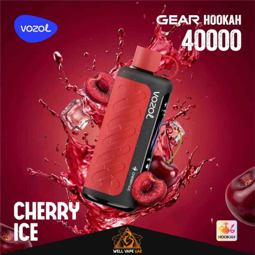 Vozol Gear Hookah 40000 Puffs Disposable Vape Cherry Ice