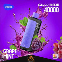 Vozol Gear Hookah 40000 Puffs Disposable Vape Grape Mint