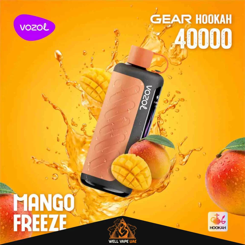 Vozol Gear Hookah 40000 Puffs Disposable Vape Mango Freeze