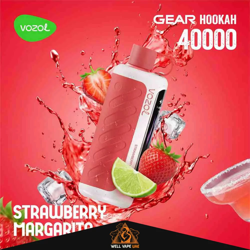 Vozol Gear Hookah 40000 Puffs Disposable Vape Strawberry Margarita