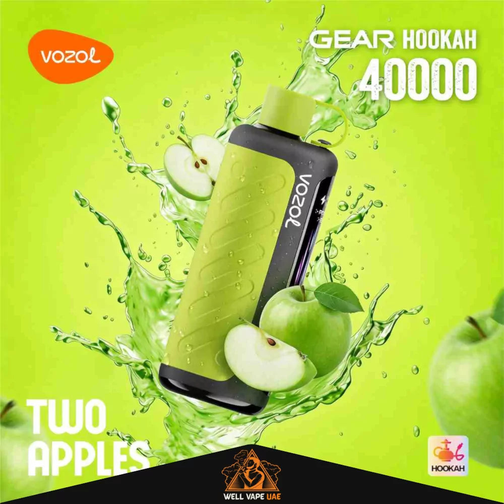 Vozol Gear Hookah 40000 Puffs Disposable Vape Two Apples