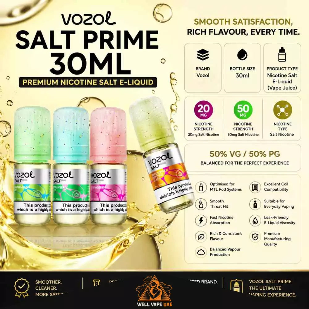 Vozol Salt Prime 30ml Salt Nic Vape Juice
