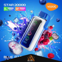 Vozol Star 20000 Puffs Blue Razz Ice