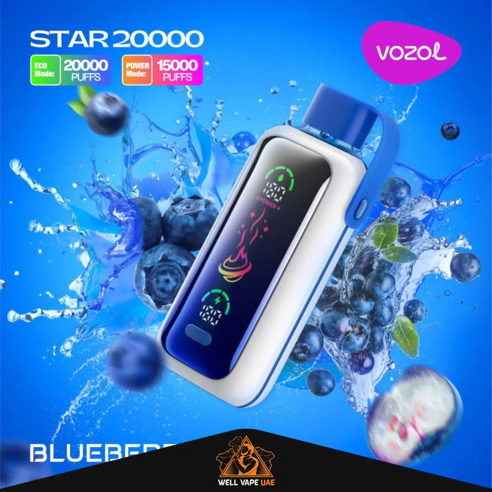 Vozol Star 20000 Puffs Blueberry Strom