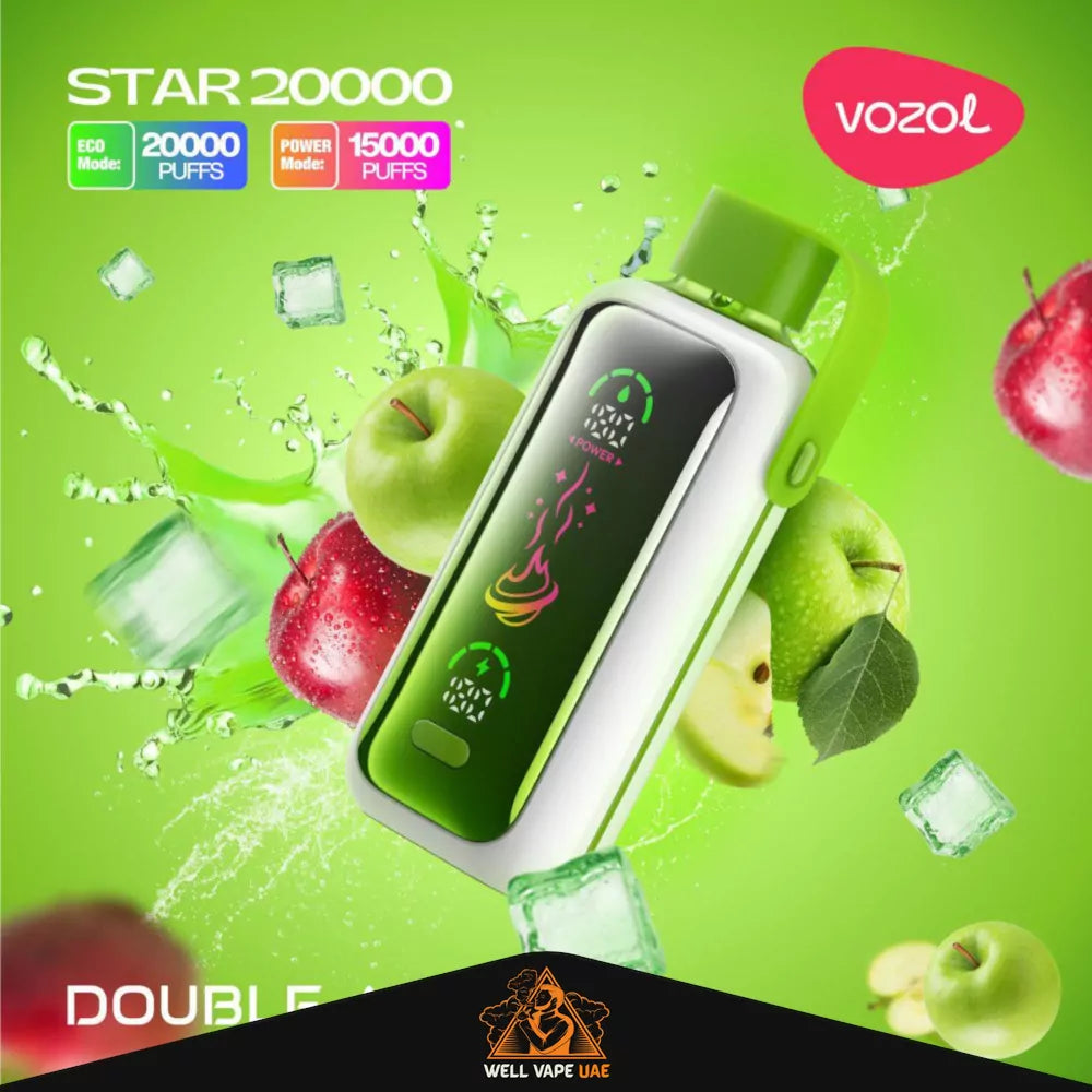 Vozol Star 20000 Puffs Double Apple Ice