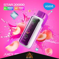 Vozol Star 20000 Puffs Juicy Peach Ice