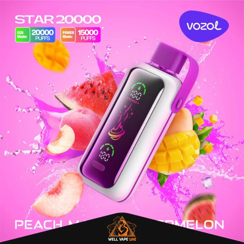Vozol Star 20000 Puffs Peach Mango Watermelon
