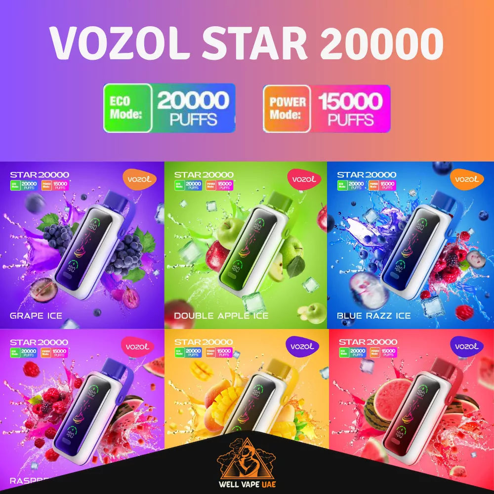 Vozol Star 20000 Puffs | Buy Disposable Vapes in UAE Vozol Star 20000 Puffs | Buy Disposable Vapes in UAE