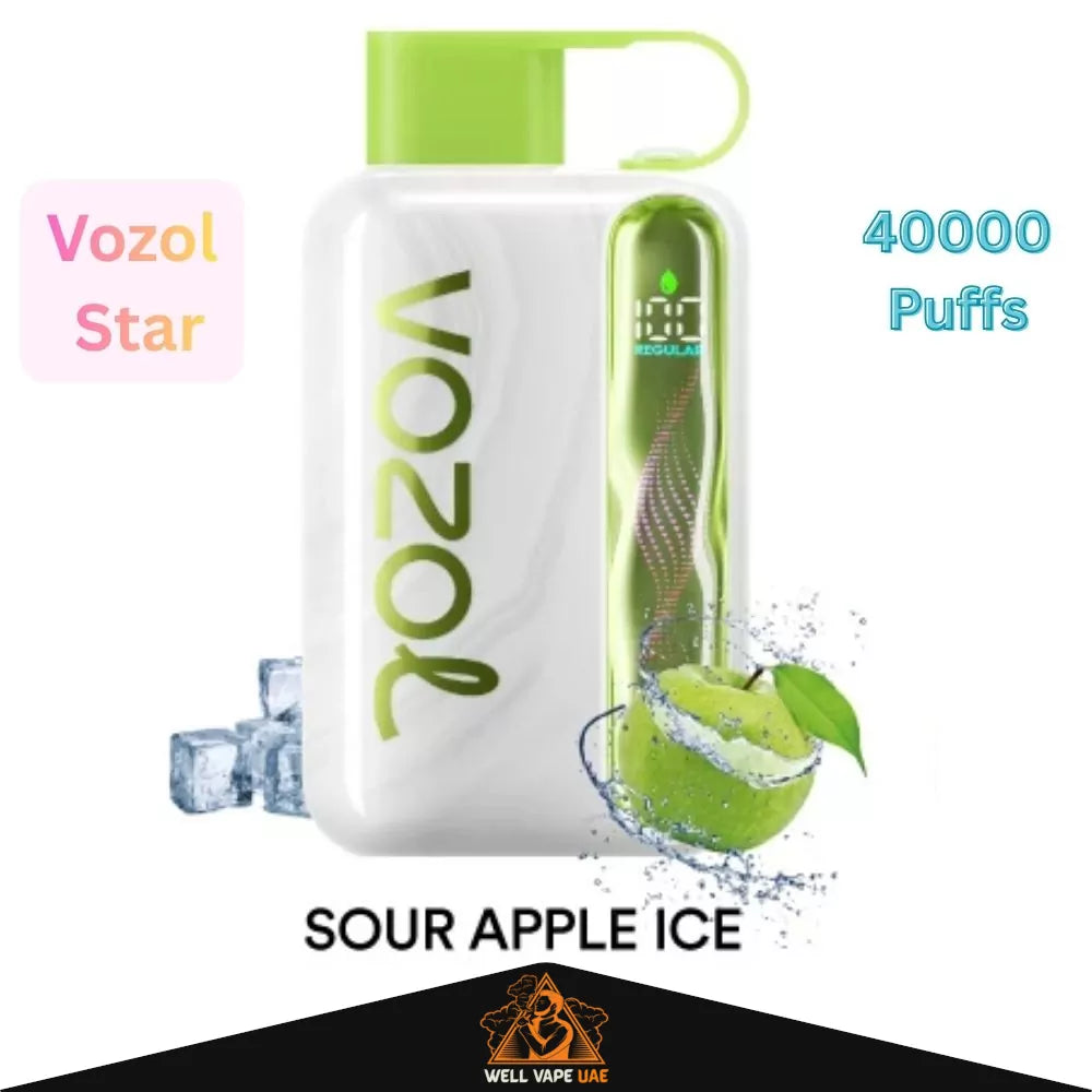 Vozol Star 40000 Puffs Sour Apple Ice