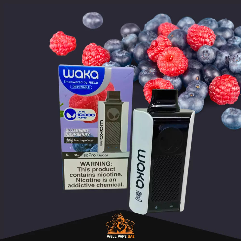 WAKA soPro 10000 Puffs 30 mg Blueberry Raspberry