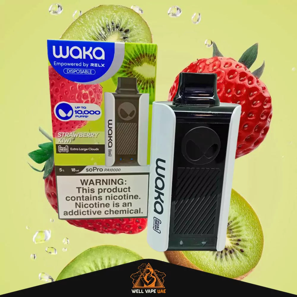 WAKA soPro 10000 Puffs 30 mg Strawberry Kiwi