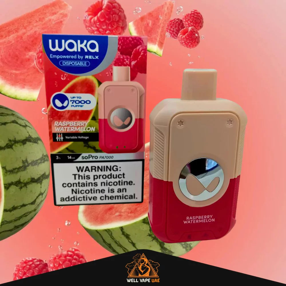 WAKA soPro 7000 Puffs Raspberry Watermelon