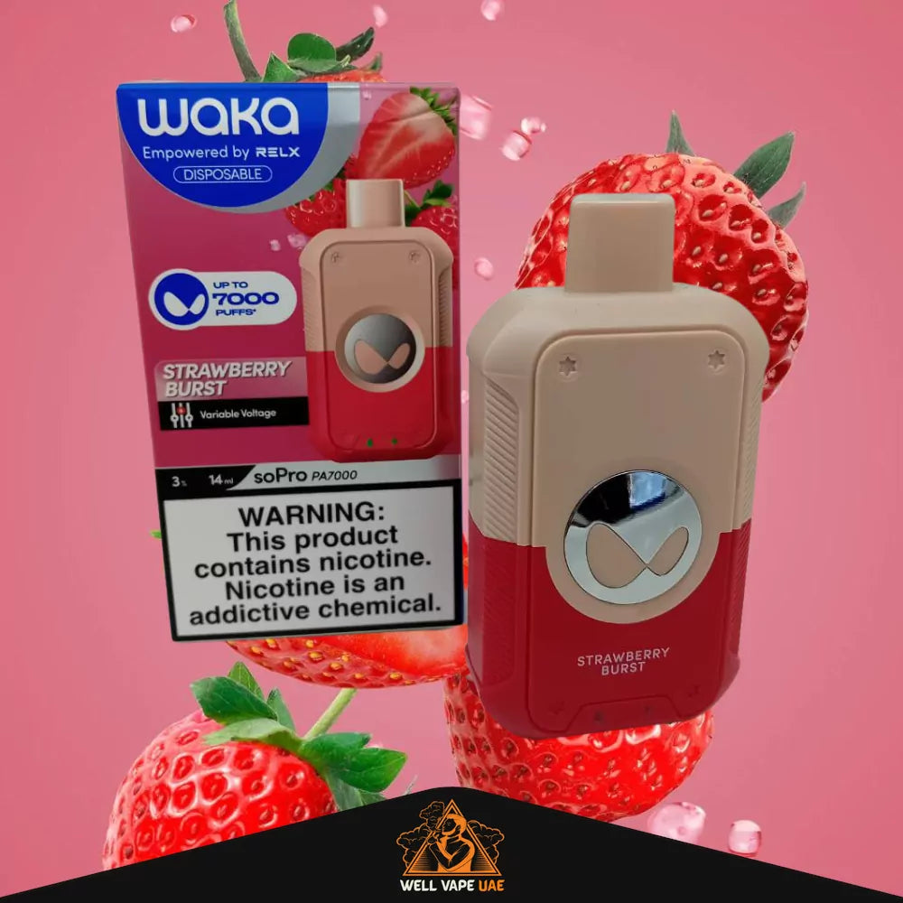 WAKA soPro 7000 Puffs Strawberry Burst