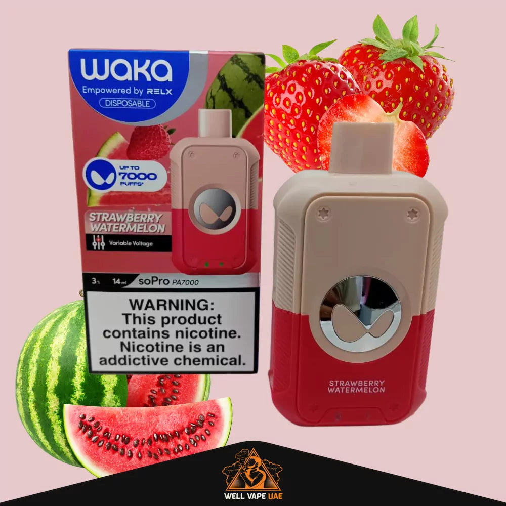 WAKA soPro 7000 Puffs Strawberry Watermelon