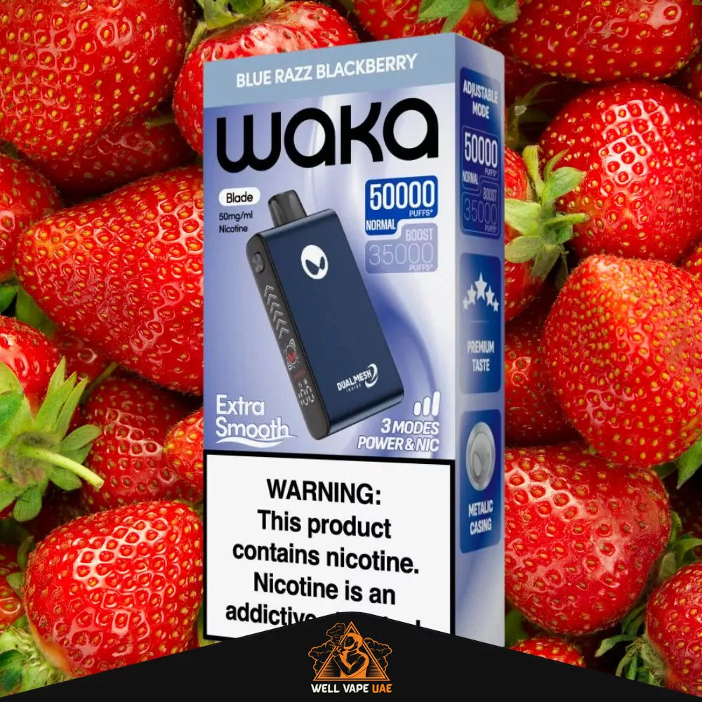 Waka Blade 50000 Puffs Blue Razz Blackberry