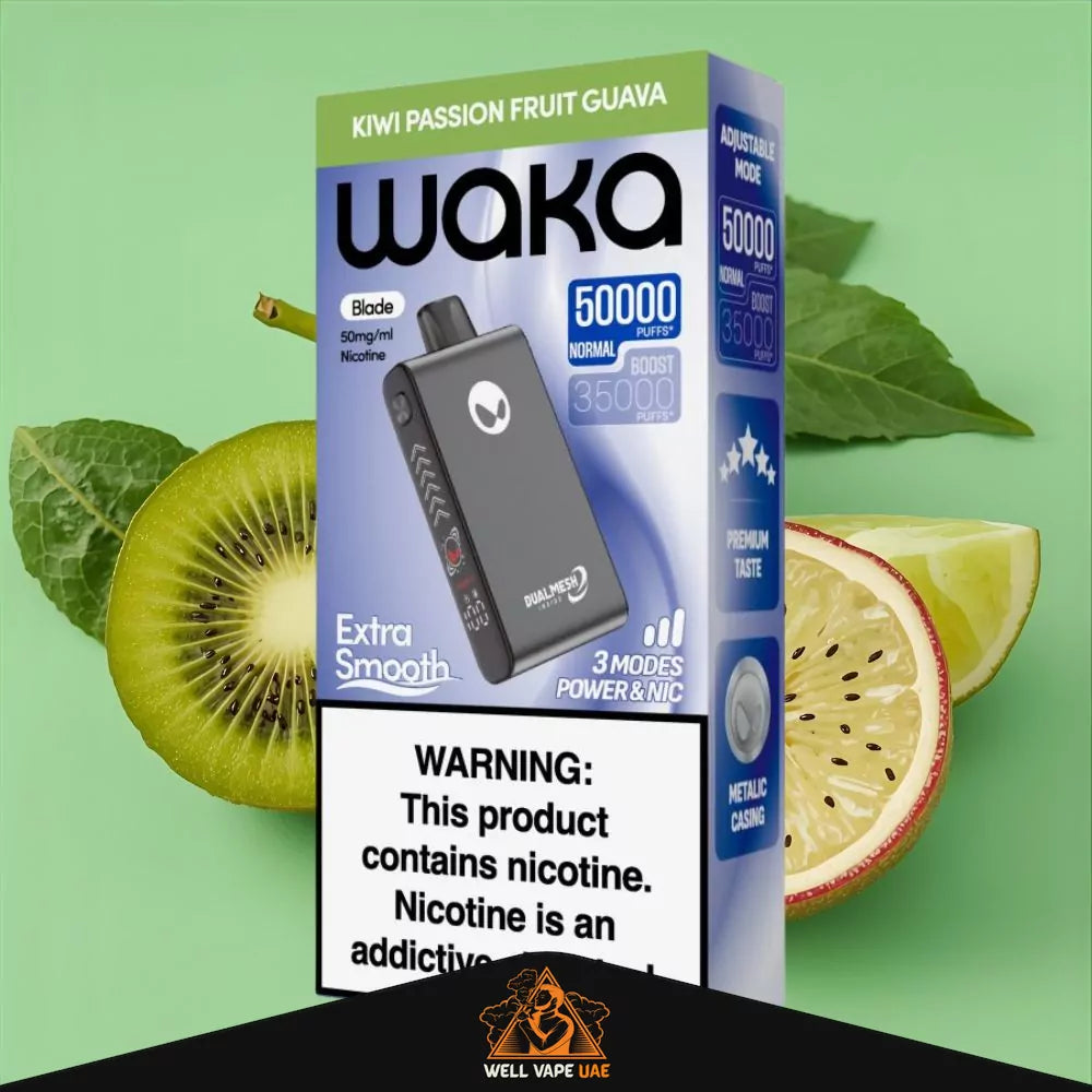Waka Blade 50000 Puffs Kiwi Passion Fruit Guava