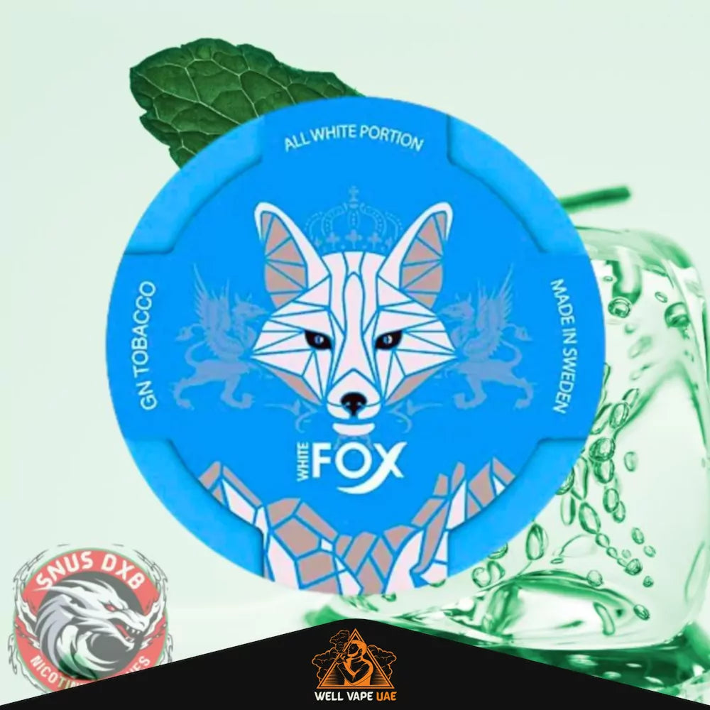 White Fox Nicotine Pouches All White Portion 16 mg