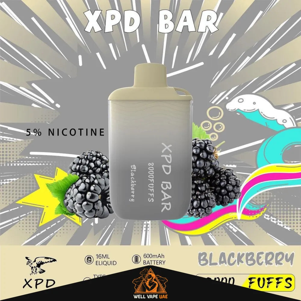 XPD Bar 8000 Puffs Blackberry
