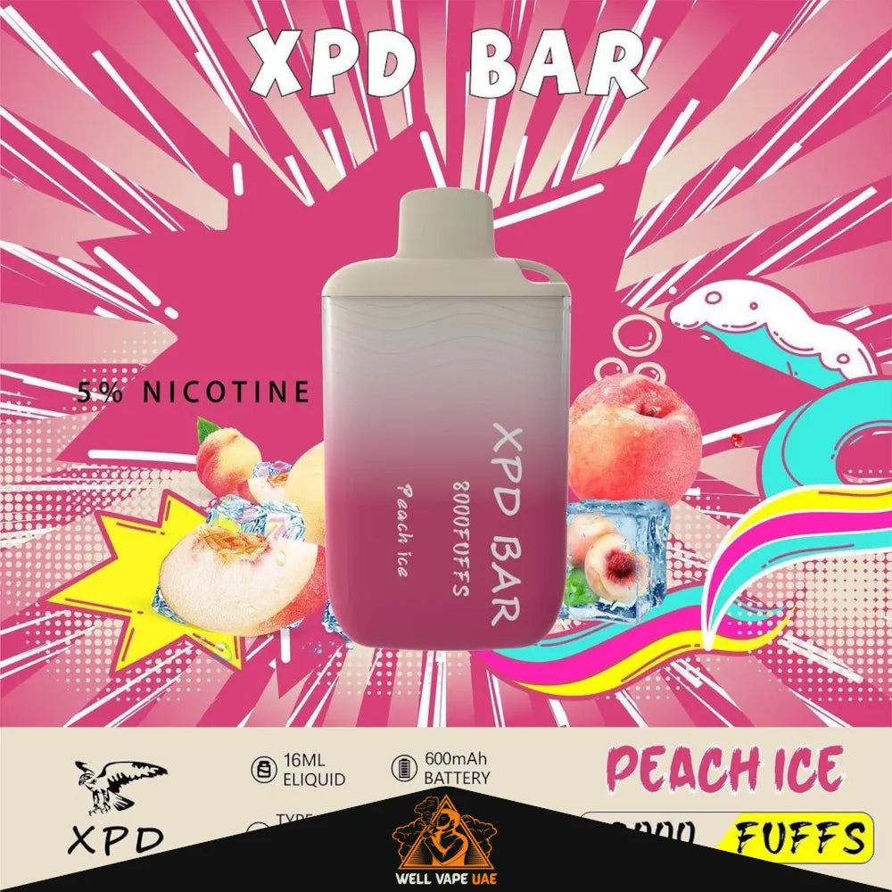XPD Bar 8000 Puffs Peach Ice