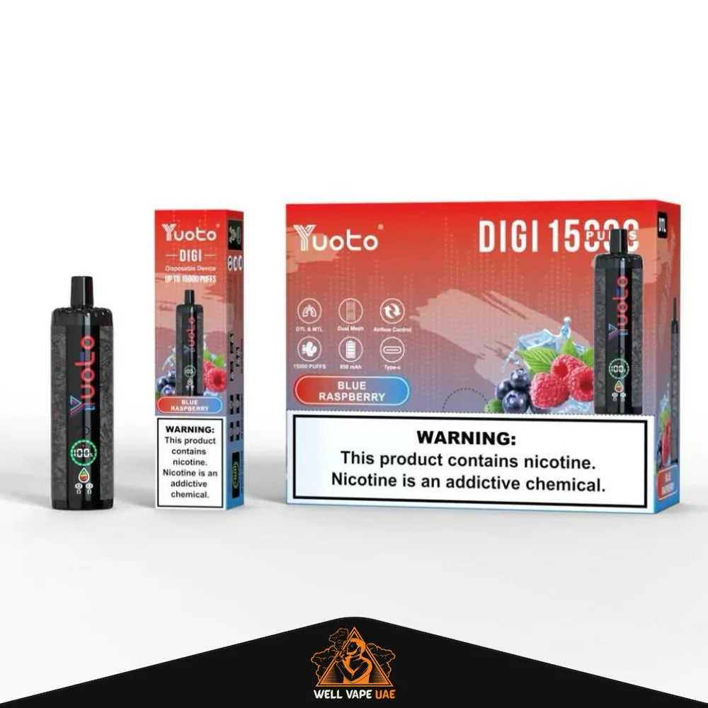 Yuoto Digi 15000 Puffs Blue Raspberry