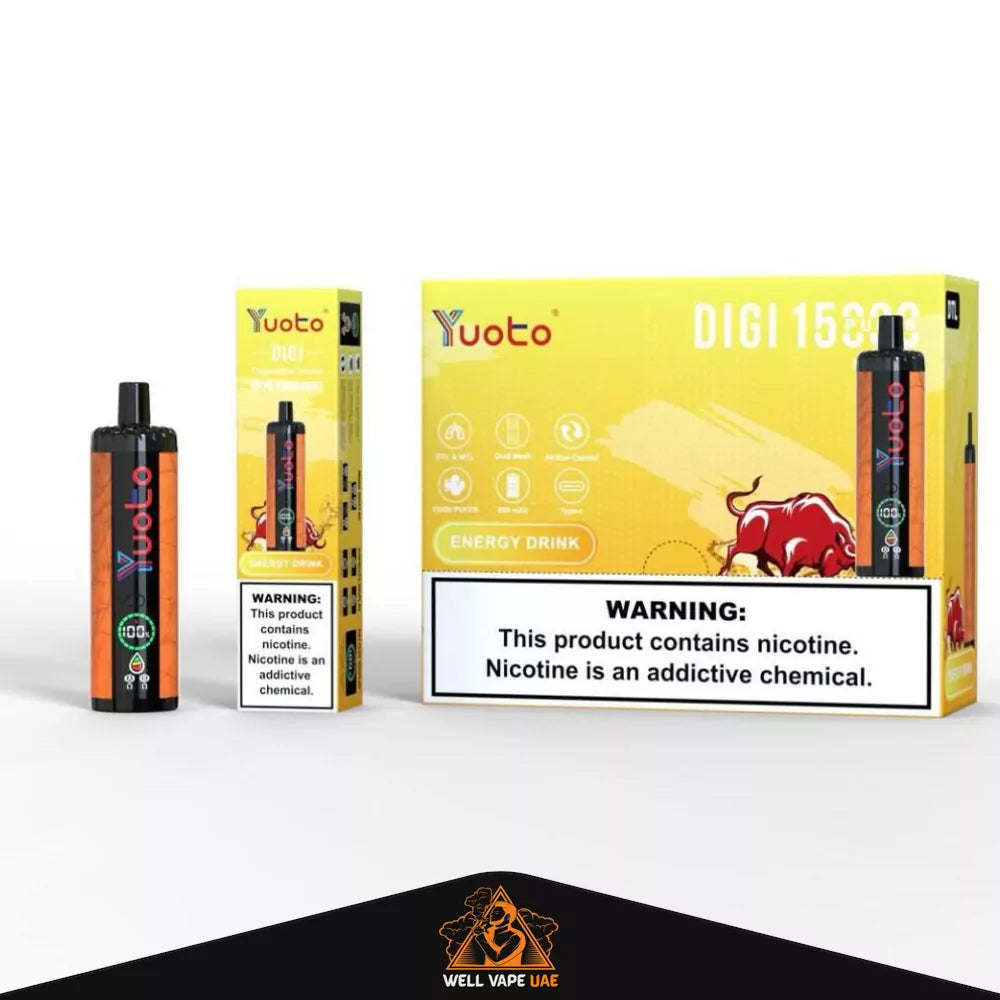 Yuoto Digi 15000 Puffs Energy Drink