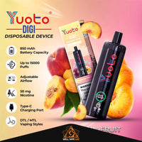 Yuoto Digi 15000 Puffs Passion Fruit