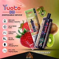 Yuoto Digi 15000 Puffs Strawberry Kiwi Ice