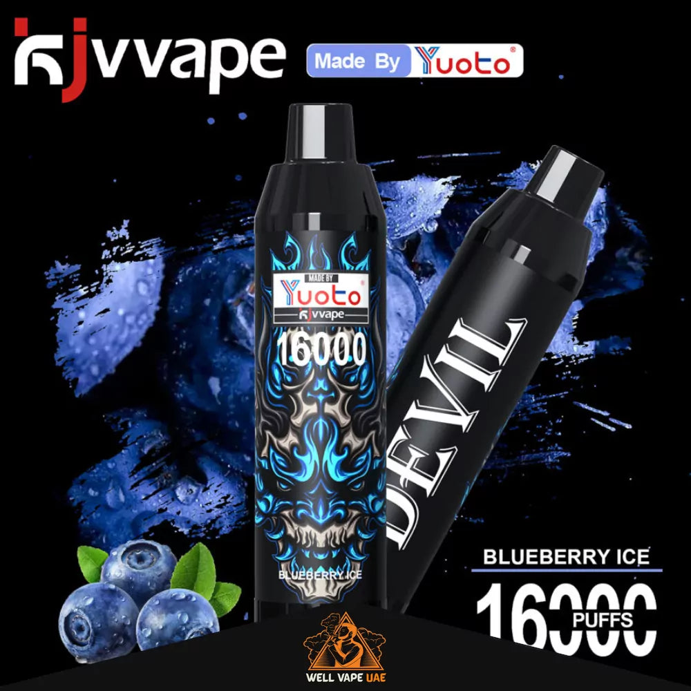 Yuoto KJV Devil 16000 Puffs Blueberry Ice