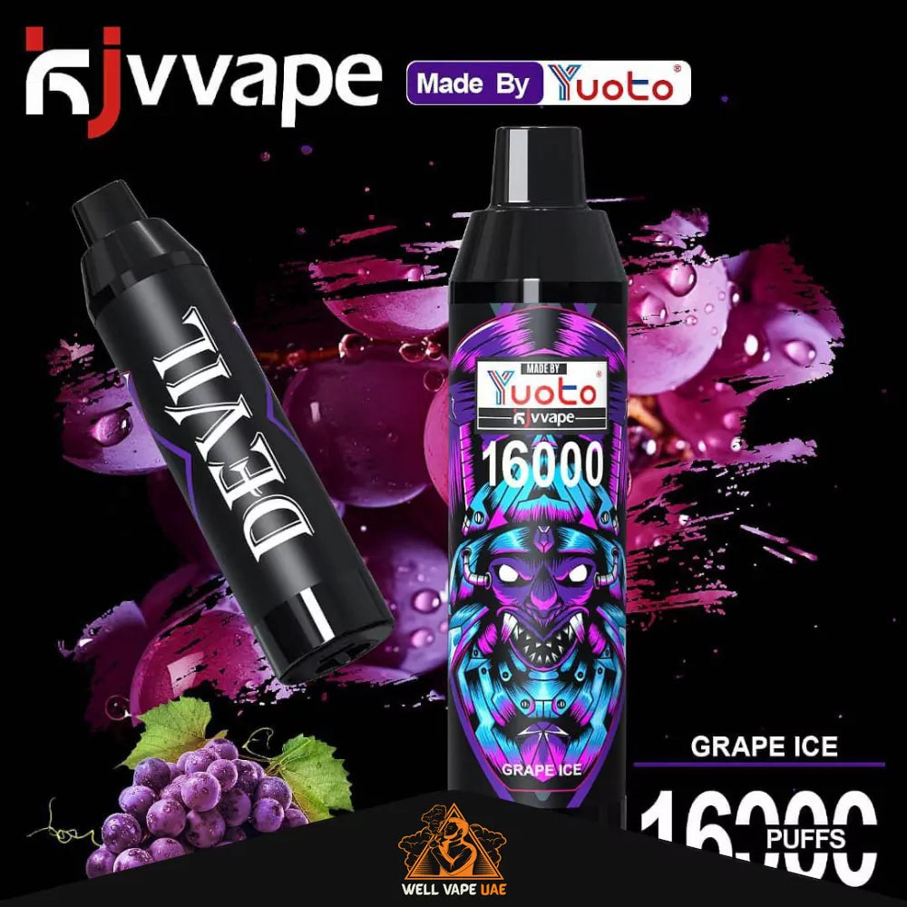 Yuoto KJV Devil 16000 Puffs Grape Ice